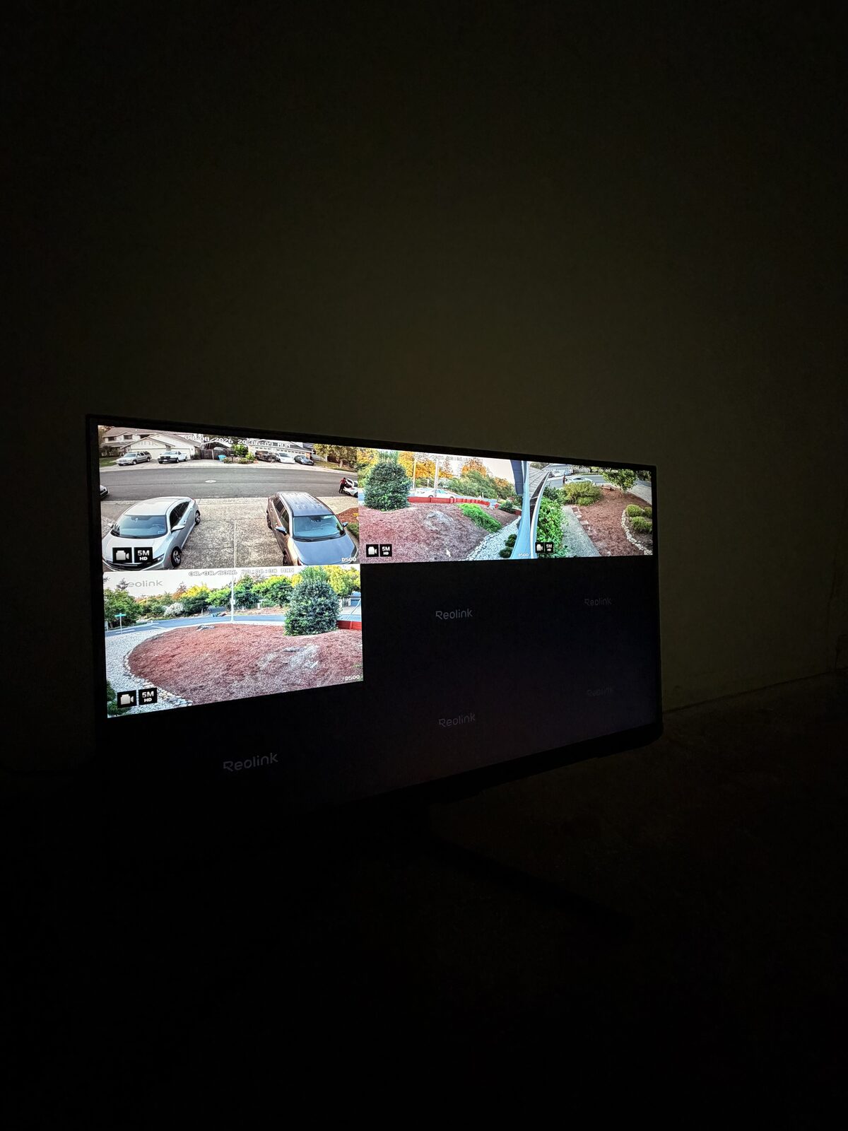 Multi-camera view configured for full property coverage